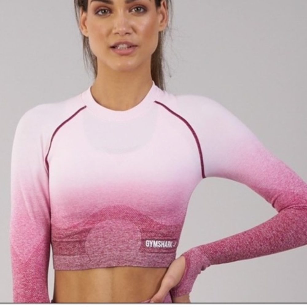 Gymshark long sleeve crop top